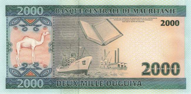 Mauretanien p14b 2000 Ouguiya 2006